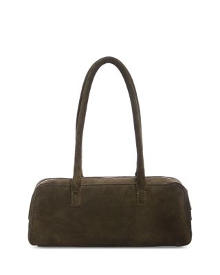 East West Suede Belted Bag