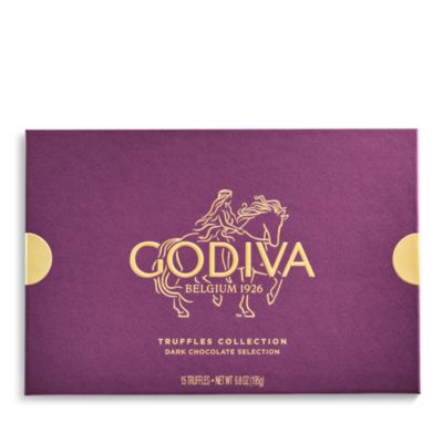 Chocolatier Dark Chocolate Truffles Gift Box, 15 Piece