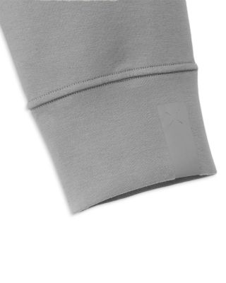 Overzip Mock Neck Sweatshirt