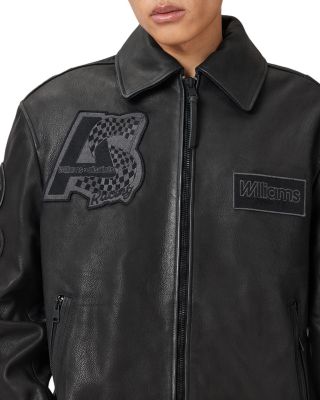 Garrison Patch Leather Jacket 
