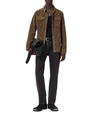 Sully Suede Regular Fit Button Down Shirt