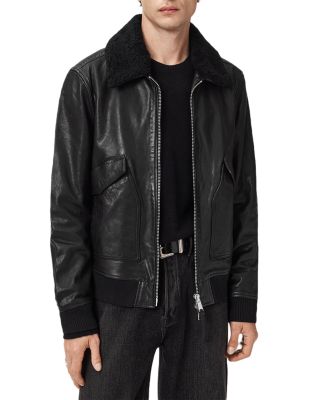 Vaucluse Leather Aviator Jacket