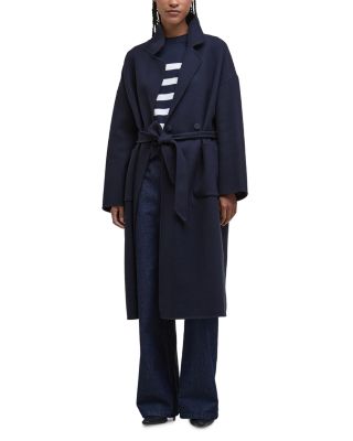 Rachel Wool Blend Wrap Coat