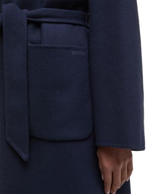 Rachel Wool Blend Wrap Coat