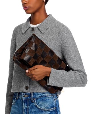 Carryall Leather Clutch