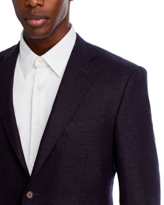 Siena Melange Textured Solid Regular Fit Sport Coat