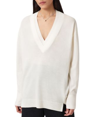 Bern Paneled V Neck Sweater