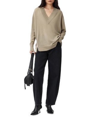 Bern Paneled V Neck Sweater
