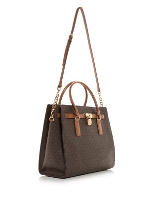 Hamilton Moderne Large Leather Satchel