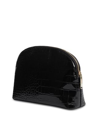 Valma Croc Embossed Small Washbag