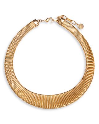 Textured Statement Necklace, 17" 