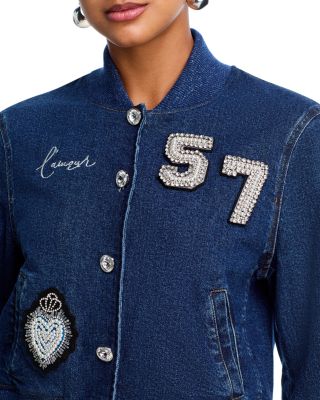 Varsity Denim Dominique Jacket