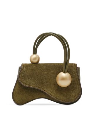 Kazia Nano Mini Suede Crossbody Bag