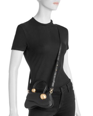 Kazia Leather Nano Crossbody Bag