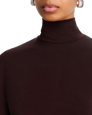 Turtleneck Jersey Top - Exclusive