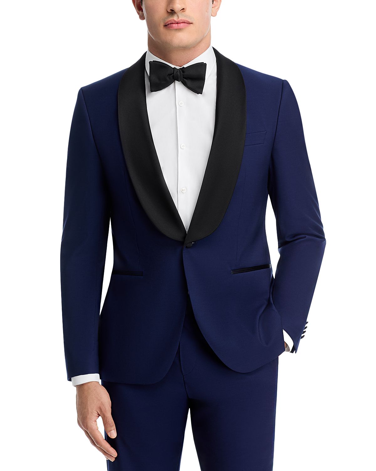 Boss H-Huge Shawl Collar Slim Fit Tuxedo Jacket