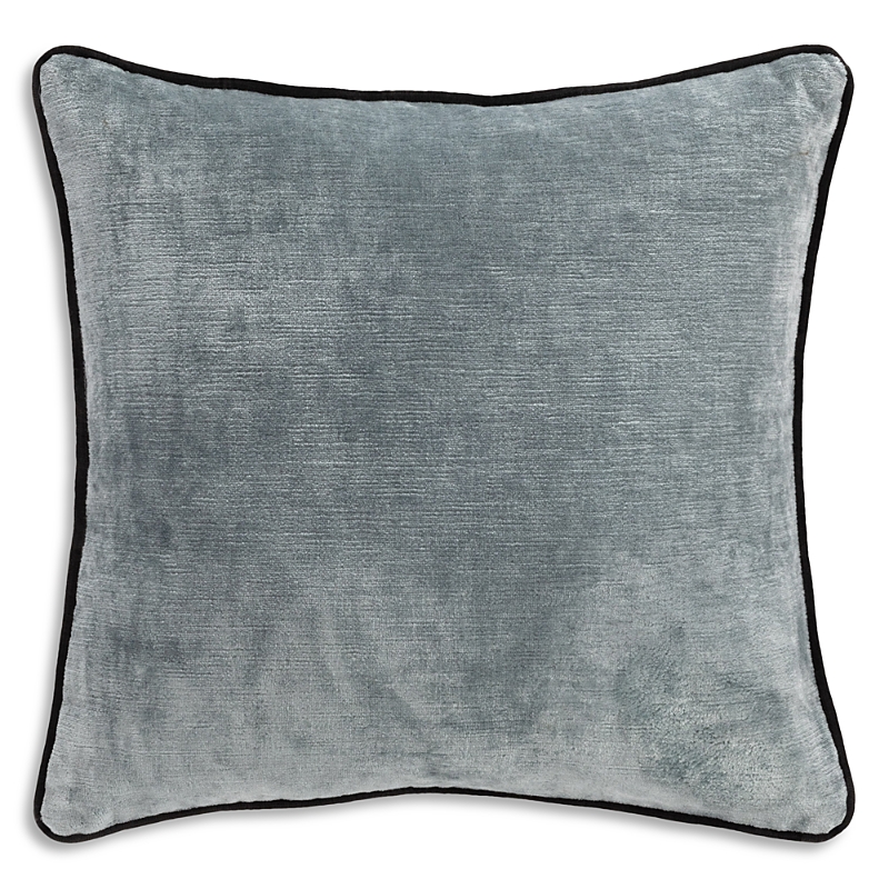 Yves Delorme Boromee Fjord Decorative Pillow, 18 X 18 In Blue