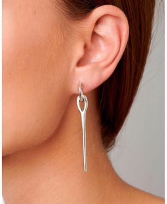  Button & Needle Earrings