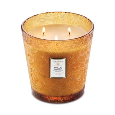 Baltic Amber 3 Wick Hearth Candle