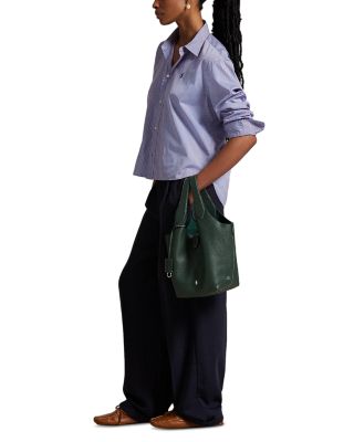 Polo Play Medium Leather Tote