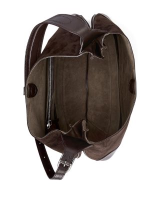 Polo ID Large Suede Shoulder Bag