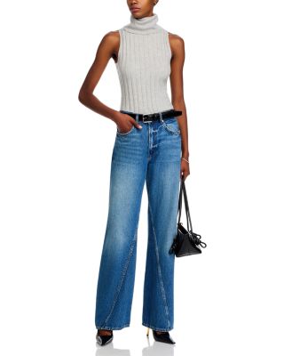 Padma Fine Knit Turtleneck Tank Top