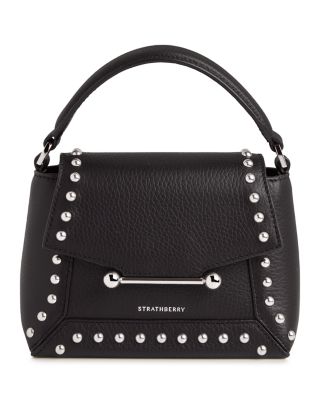 Mosaic Nano Studs Leather Crossbody Bag