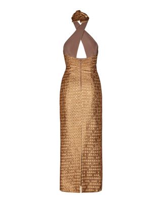Jacquard Long Dress