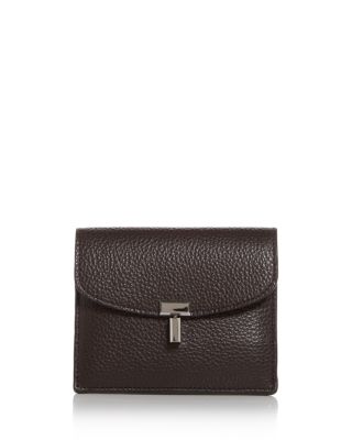 Toteme T-Lock Leather Card Case