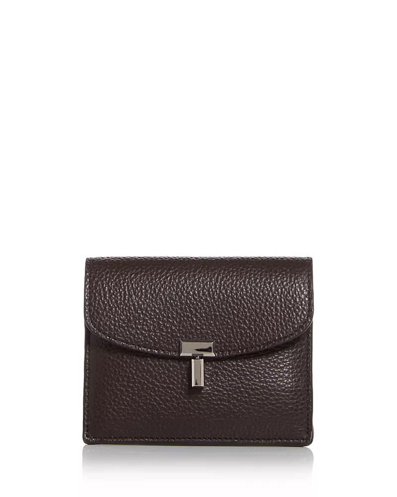 Toteme T-Lock Leather Card Case