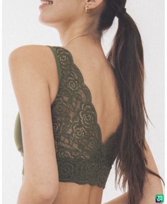 Soft V Lace Reversible Bralette