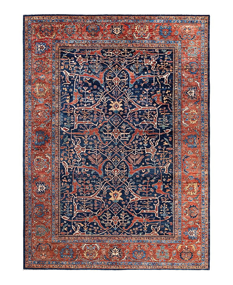Bloomingdale's Serapi M0103-80 Area Rug, 10'0x13'8 In Blue