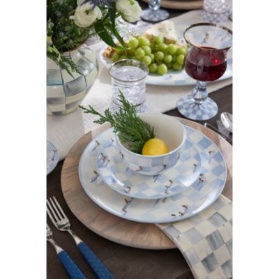 Gray Malin Ski Holiday Dinner Plates, Set of 4 - Exclusive