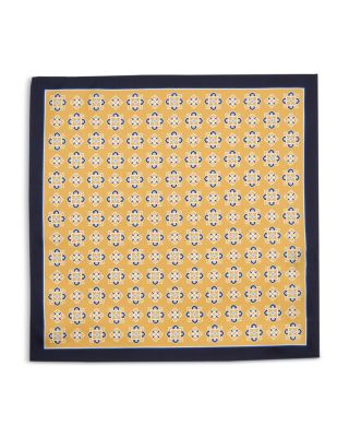 Medallion Silk Pocket Square - Exclusive