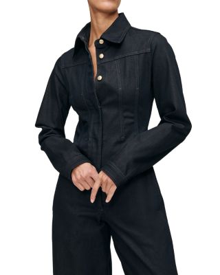 Alissa Denim Jumpsuit in Eternity