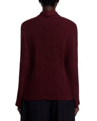 Hatching Pleats Jacket