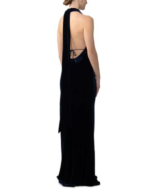 Pearl Velvet Gown