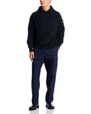 Relaxed Fit Trousers in Dark Blue