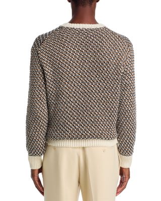 Textured Crewneck Sweater