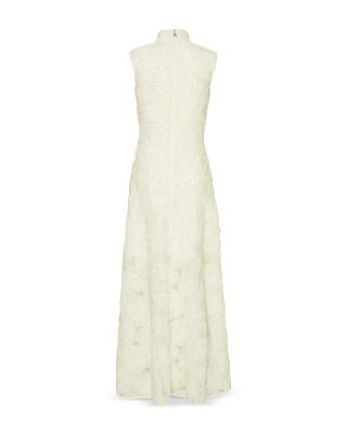 Flower Mesh Maxi Dress