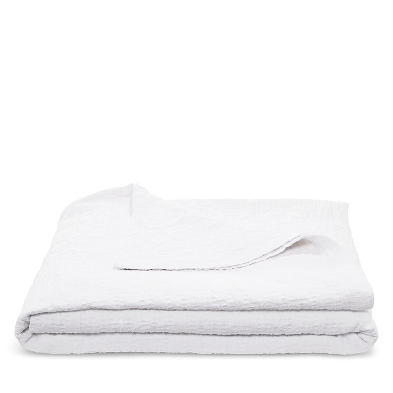 Hudson Park Collection Textured Italian Matelasse Coverlet, Full/queen - Exclusive In White