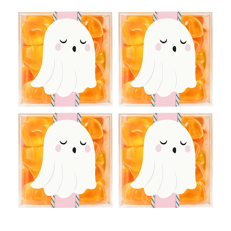Sugarfina Spooky Ghost 4 Piece Candy Bundle In Orange