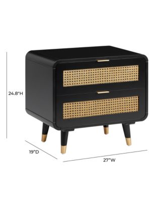 Christine Nightstand in Black