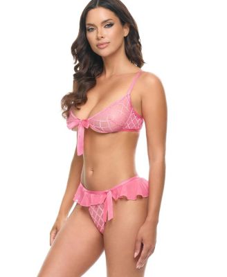 Aubrielle Sheer Bra Set