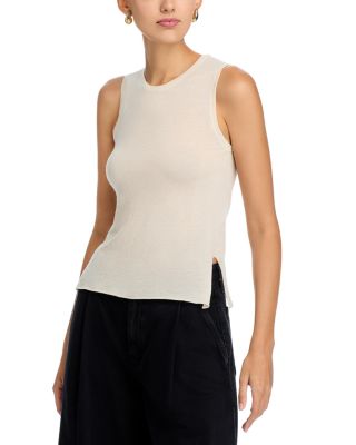 Crewneck Sleeveless Top