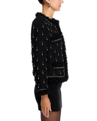 Hana Beaded Fringe Trim Jacket