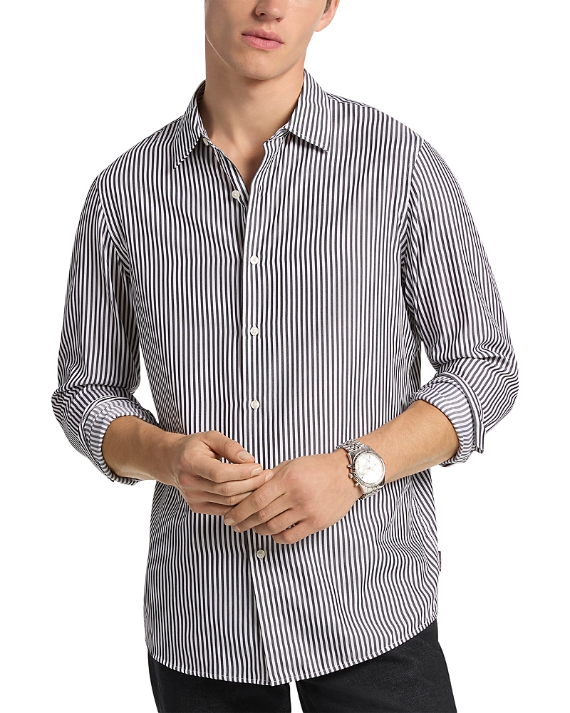 Michael Kors Classic Stripe Button Up Shirt