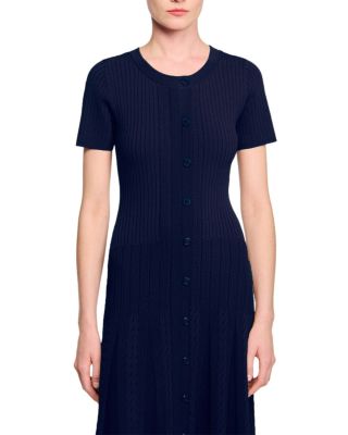 Short Sleeve Knit Maxi Dress