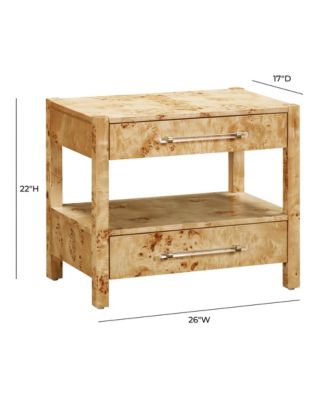 Brandyss Burl Nightstand