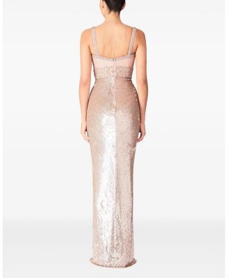  Only You Embellished Draped Maxi Dress